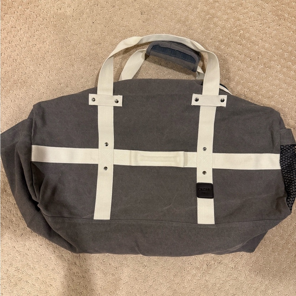 Lifestyle Gray Canvas Tote Bag